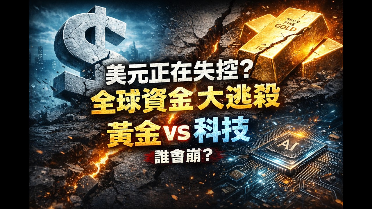 美金抽血開始了？全球資金大逃殺，黃金同科技只能活一個！#投資 #money #熱門 #財富流 #2026 #财富 #美元 #美股 #黄金