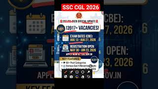 CGL Recruitment 2026 #shorts #ssc #trending #ssccgl #sscgd #sscchsl #sscjob #viral #job #yt