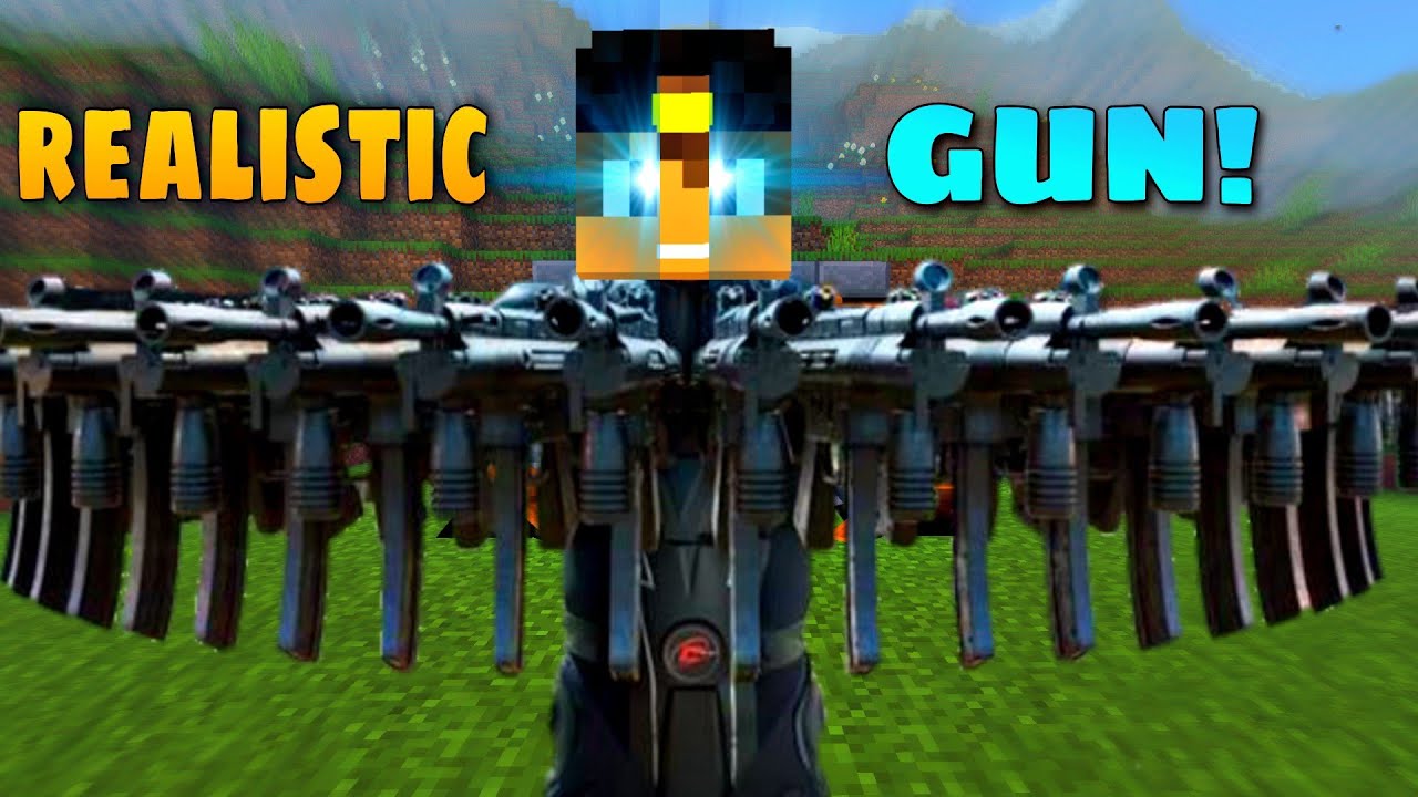 I Have Realistic Guns In Minecraft - YouTube