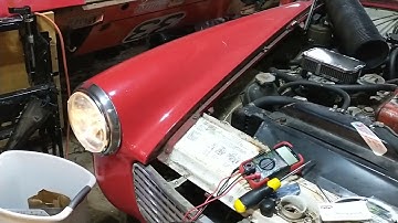 7 inch headlight with integrated LED indicator/ turn signals on the Midget