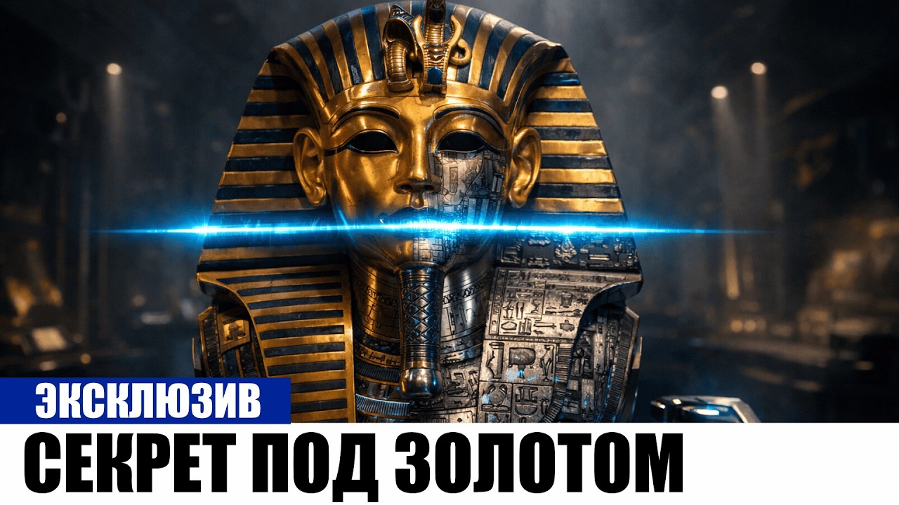 Маска ТУТАНХАМОНА Отсканирована КВАНТОВОЙ ВИЗУАЛИЗАЦИЕЙ : Результат ШОКИРОВАЛ Египтологов.