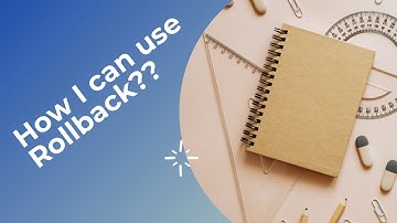 Use Update with rollback in SQL