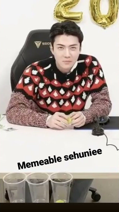 EXO's Sehun memeable (HUYA TV)