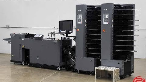 2014 Duplo System 5000 PRO 20 Bin Booklet Making System w/ Stitcher, Folder, Trimmer