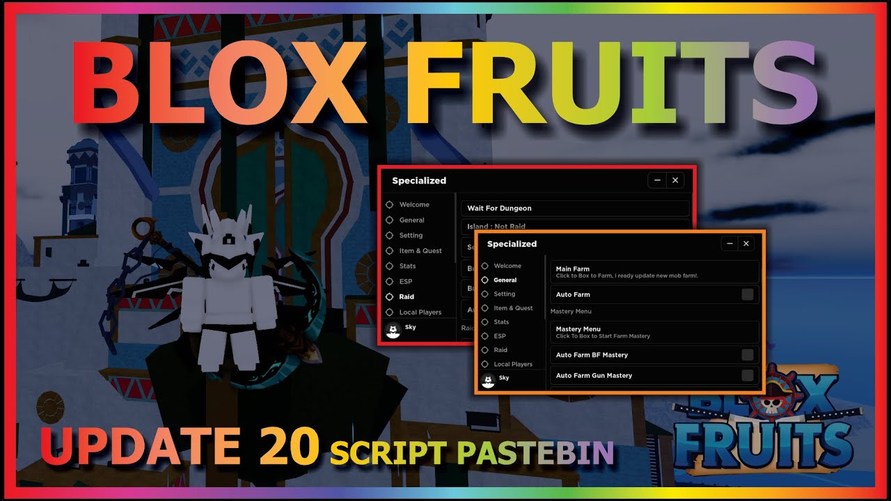 BLOX FRUITS Script Pastebin 2023 UPDATE RACE V4 AUTO FARM, FAST ATTACK