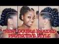 *BOMB* DOUBLE BRAIDED PROTECTIVE STYLE