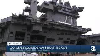 Local leaders question Navy's budget proposal