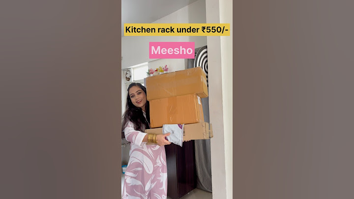 Kitchen racks shelf from meesho