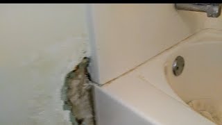 Fix tub/shower leak ( on side)