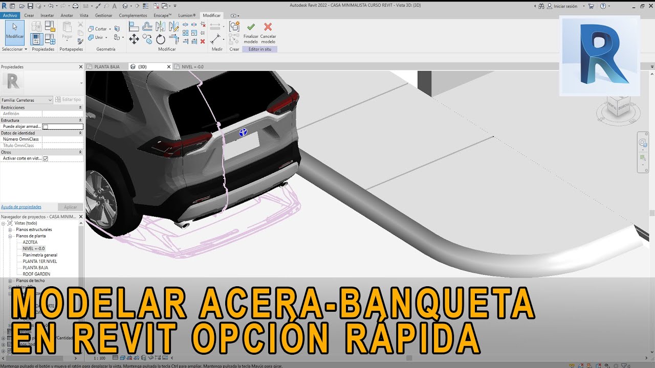 CREAR ACERA EN REVIT SIDEWALK BANQUETA YouTube