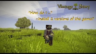 Vintage Story "How do I.....Run multiple versions of the game?" Wealth