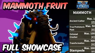 NEW Mammoth Fruit FULL SHOWCASE! | Blox Fruits Mammoth Fruit Full Showcase & Review