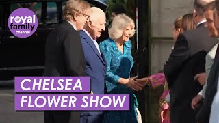 King and Queen attend the Chelsea Flower Show