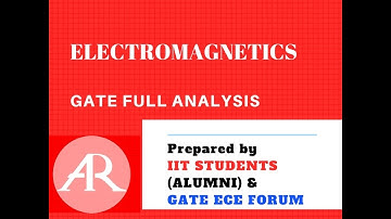 ELECTROMAGNETICS  GATE STRATEGY/ANALYSIS 2023