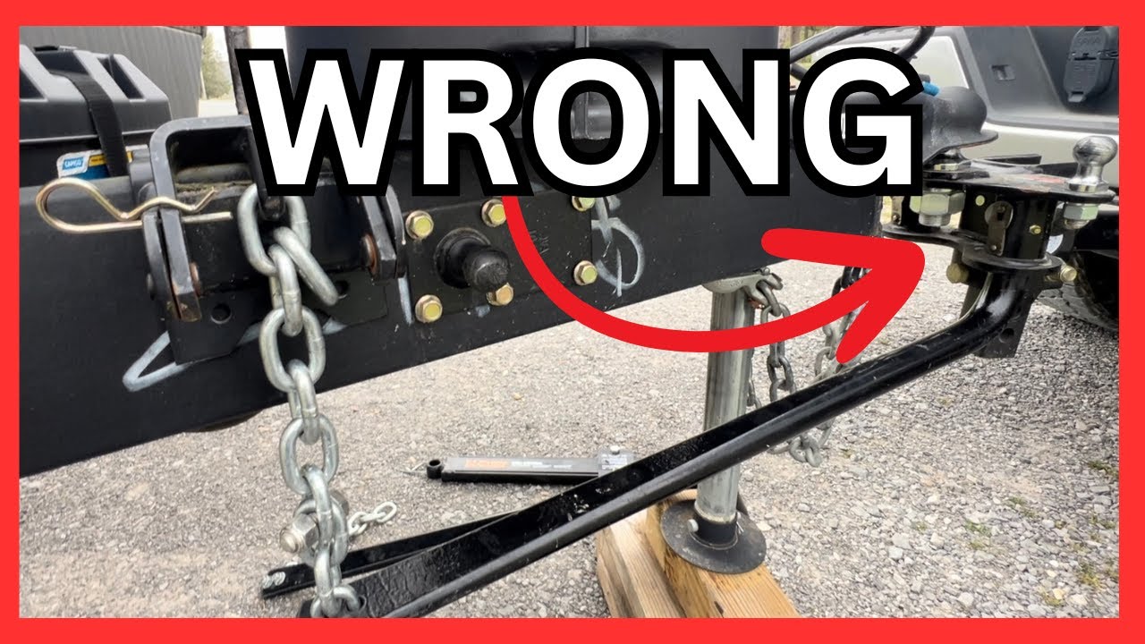 How to Adjust a Weight Distribution Hitch - YouTube