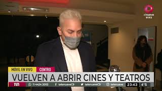 Vuelven a abrir cines y teatros