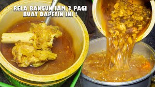 JUALAN LONTONG KIKIL SAPI GELAP2AN PEMBELINYA RAME !!