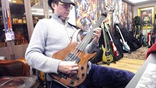 Peavy Bass, Cirus strung with D'Addario Half Round Bass Strings. 45-100