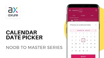 Calendar Date Picker Tutorial | Axure RP: Noob to Master - Ep34