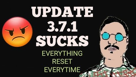 MKmobile: THIS NEW UPDATE 3.7.1 IS SUCKS 😠 RESET ISSUE (Hindi)