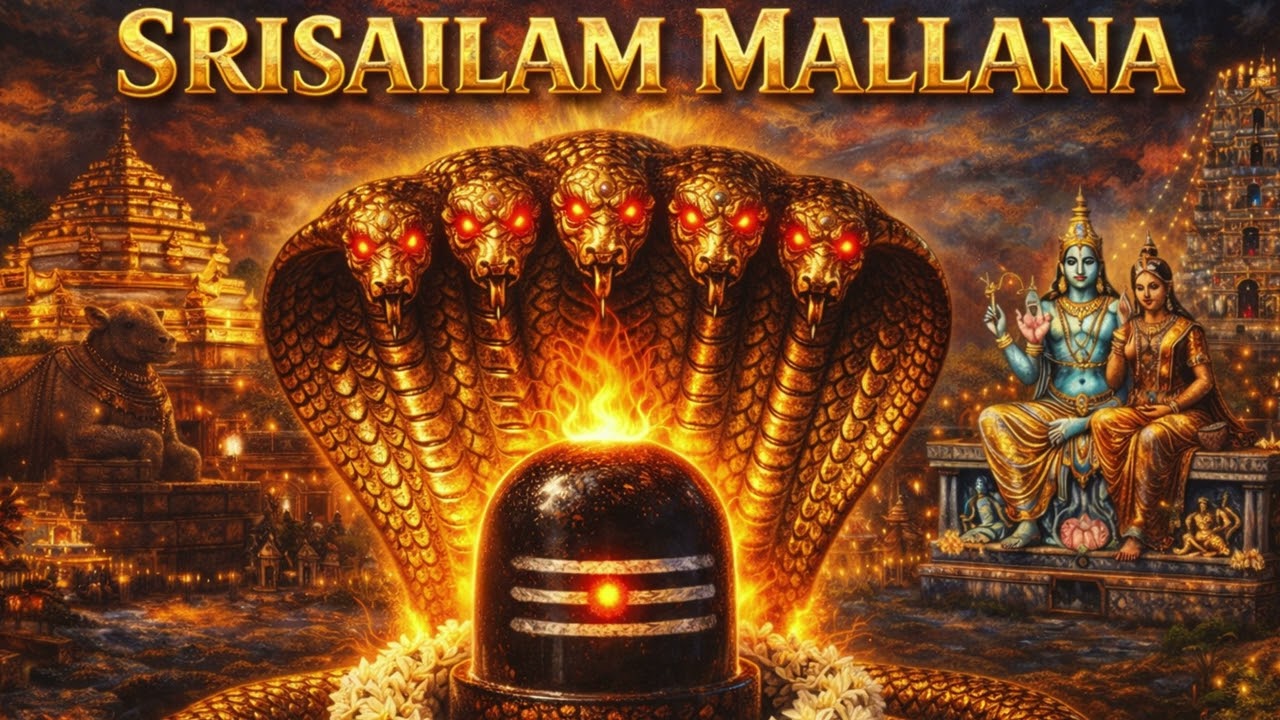 🚩 SRISAILAM MALLANA 🔱 Powerful Jyotirlinga Darshan | Srisailam Shiva Bhakti | Om Namah Shivaya 🔥