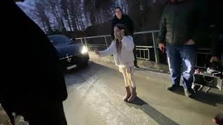Eloise Kosumi - Motion Picture Movie "Smokers" On set - Surprised everyone