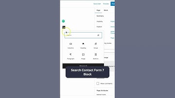 how to add contact form in Wordpress