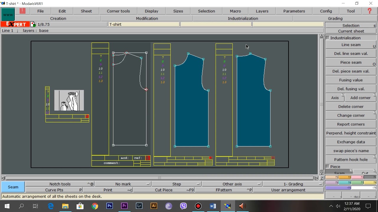 Bangla Tutorial on Lectra - Modaris V6R1