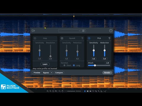 How to Remove Guitar Squeaks with RX 8 by iZotope Guitar De-Noise Module