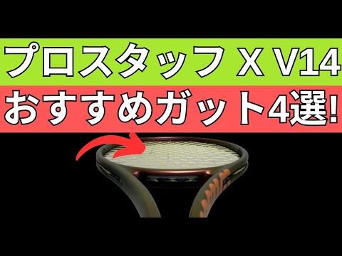 ウィルソン プロスタッフ X V14.0 2023におすすめのガット4選