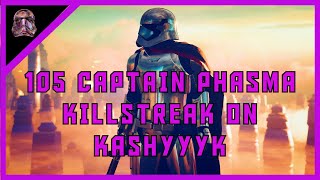 Star Wars Battlefront II 105 Captain Phasma Killstreak (Kashyyyk - Galactic Assault)