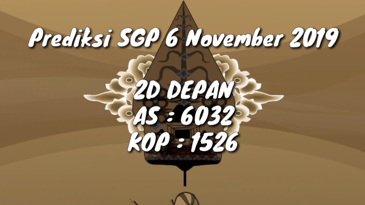 14+ Prediksi Angka Jitu Sgp Hari Ini Rabu