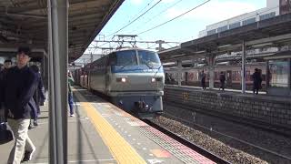 EF66-129牽引貨物+ムドHD300-21 西明石通過