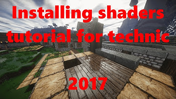 Minecraft Technic Launcher - Feed the beast - How to install shaders and shader mod tutorial 2020