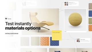 Create & Test 3D Materials instantly in one single AI environment: Vectary Canvas
