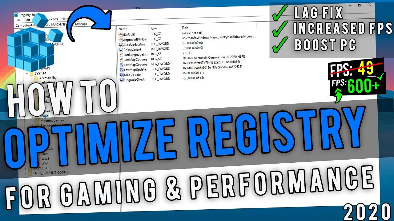 How To Optimize Windows 10 Registry For Gaming Fps Boost Windows 10 Boost 2020 Updated - how to reduce lag better fps on roblox and any other game works for windows 7 8 and 10