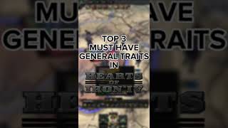 [HOI4] Which 3 general traits are the best #shorts