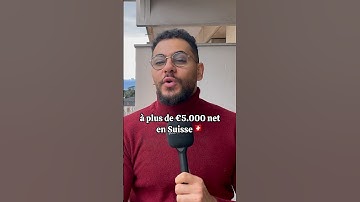 Voici 3 métiers à plus de 5000€ net/ en SUISSE🇨🇭