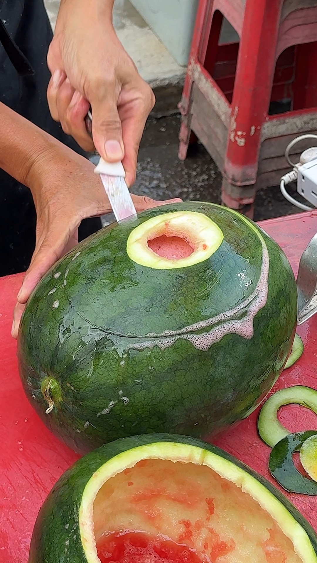 Perfect Fruit Juice! Fresh Watermelon Juice in Malacca