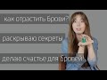 КАК отрастить БРОВИ? И что же такое «СЧАСТЬЕ ДЛЯ БРОВЕЙ» ?