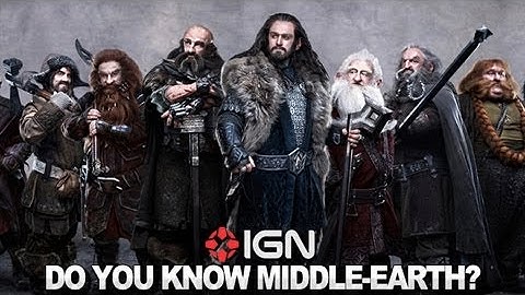 The Hobbit: Quizzing the Dwarves
