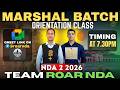Orientation Class| NDA 2 2026 Marshal Batch✅