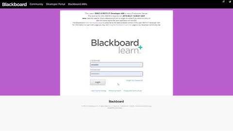 Blackboard - Foliotek Registration from Blackboard