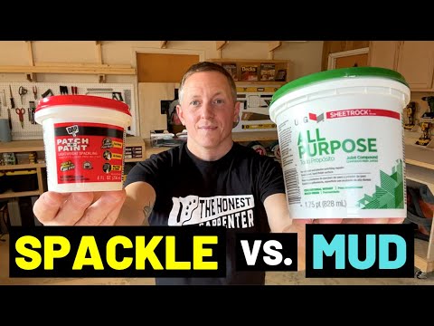 SPACKLE Vs. DRYWALL MUD/JOINT COMPOUND (What&rsquo;s the Difference? When Should You Use Them?!)