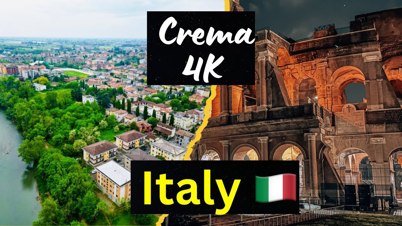 Italy Drone 4K | Crema, Cremona Italy | Cinematic Italy 🇮🇹