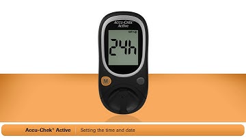 How to Set the Time & Date of the Accu Chek Active Meter