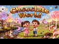 🍫 Chocolate World  | Fun Kids Song | Sweet Candy Land Nursery Rhyme for Toddlers