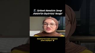 Türbanli Kemali̇ste Cevap (Atatürk Devri Kamuda Başörtüsü Yasağı) Belgelerle Resimi