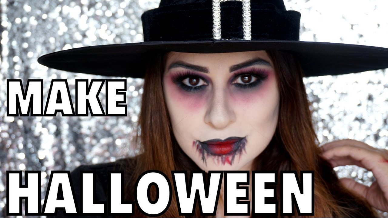 MAKE DE BRUXA - HALLOWEEN - SUPER FACIL COM PRODUTOS BARATINHOS