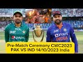 "Harmony in the Air: India vs Pakistan Unite in Music CWC 2023 Showdown! 🇵🇰 #CWC2023Celebrations